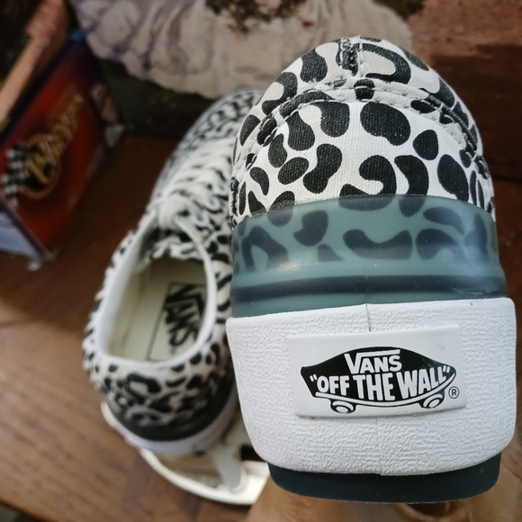 VANS 🛹Stacked Platform Blue,👟🐆Cheetah,Trendy SLIP Resistant. - Picture 16 of 16
